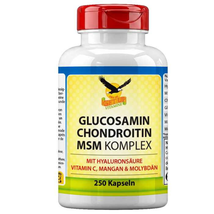 MSM, Glucosamin & Chondroitin Komplex, 250 Kapseln MSM, Glucosamin & Chondroitin Komplex, 250 Kapseln