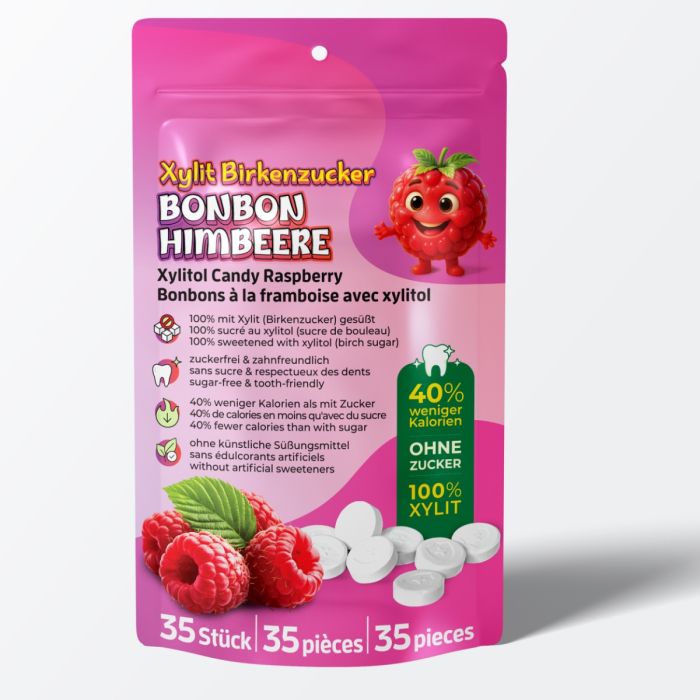 Birkenzucker Bonbons Himbeer hier bestellen | Xylit Bonbon Himbeer Birkenzucker Bonbons Himbeer hier bestellen | Xylit Bonbon Himbeer
