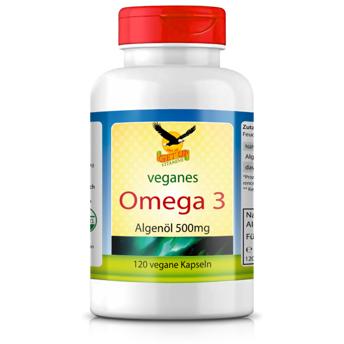 Omega-3-Algenöl vegan von GetUP 500mg bestellen