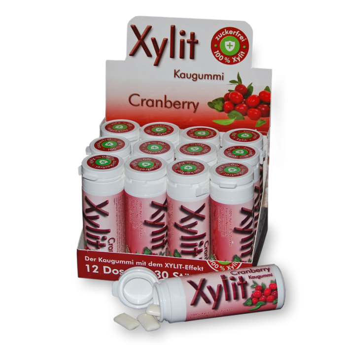 Xylit Kaugummi mit Birkenzucker CRANBERRY bestellen