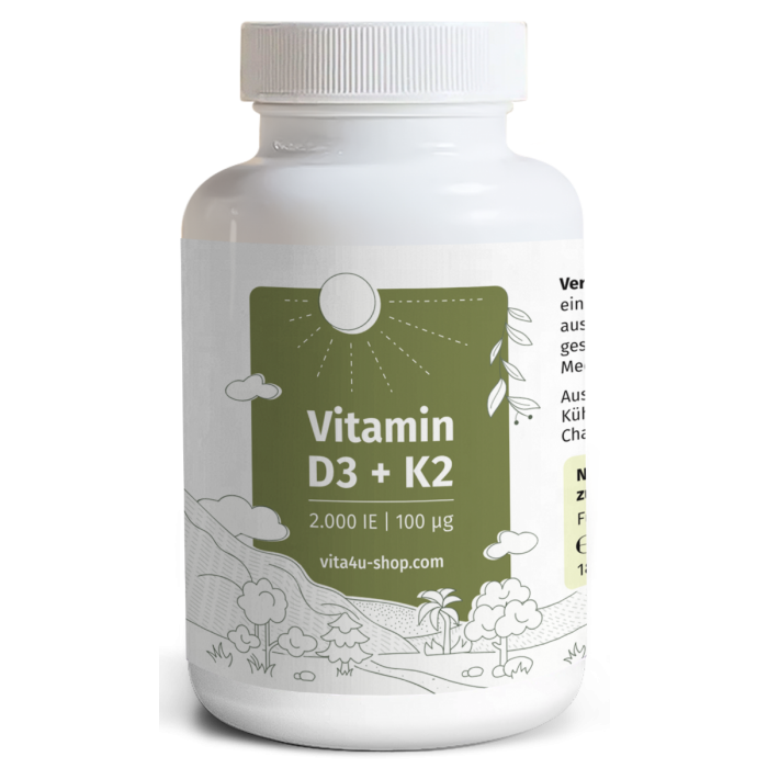 Vitamin D3 2000IE + K2 Vitamin D3 2000IE + K2