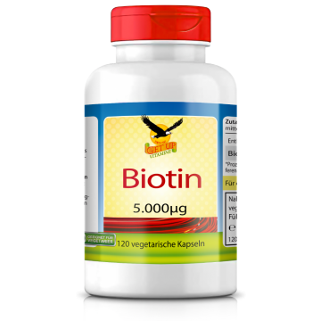 Commandez de la biotine - Vitamine B7 auprès de GetUP ici