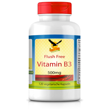Commandez de la vitamine B3 naïcinamide 500 mg chez GetUP