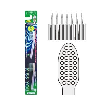 Ersatzbürsten zur Ionen Zahnbürste mit superfeinem Bürstenkopf