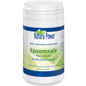 Commandez du sel d'Epsom (sulfate de magnésium) en capsules