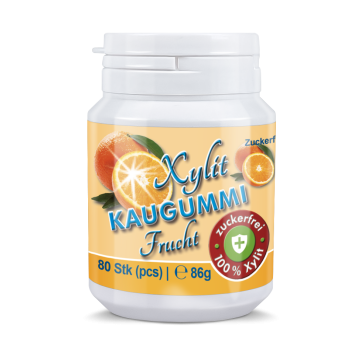 Xylit Kaugummi Fruchtig-Orange bestellen